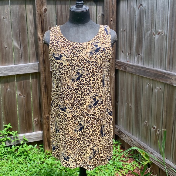 Koko Knot Dresses & Skirts - Vintage Koko Knot Animal Print Shift dress, size L